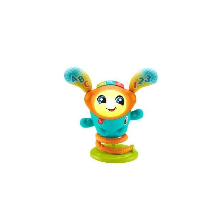 Fisher Price - DJ Le Robot Danseur a Rebond - Jouet d'éveil 1er âge