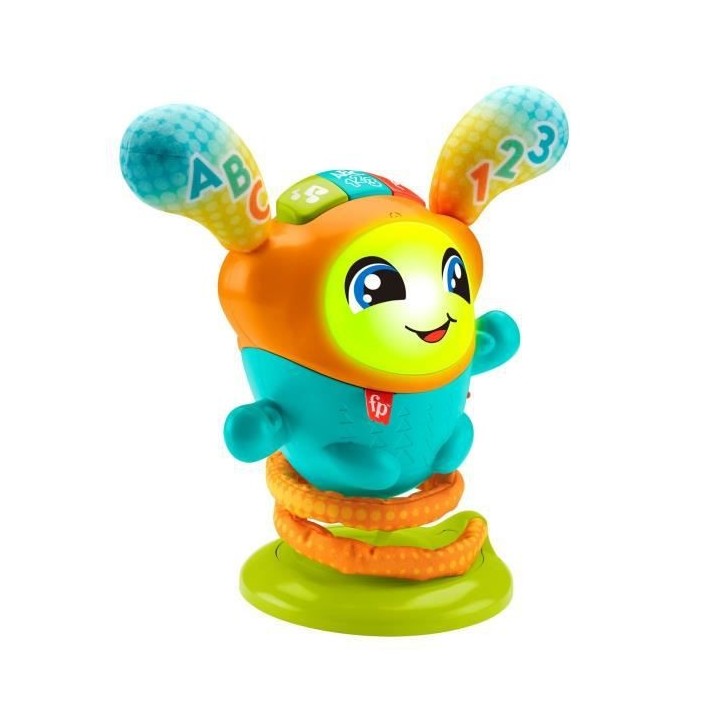 Fisher Price - DJ Le Robot Danseur a Rebond - Jouet d'éveil 1er âge