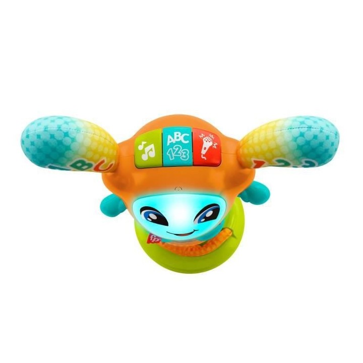 Fisher Price - DJ Le Robot Danseur a Rebond - Jouet d'éveil 1er âge