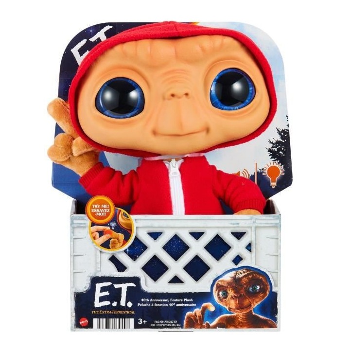 PELUCHES - MATTEL - PELUCHE E.T. A FONCTIONS  - peluche - 3 ans et +
