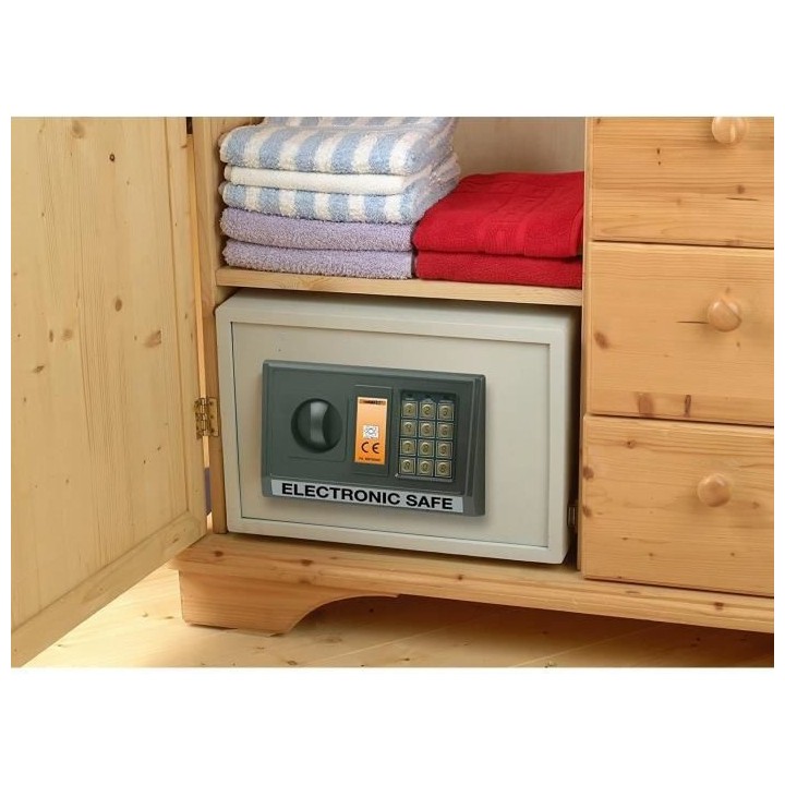 MEISTER Coffre fort a combinaison électronique 21L