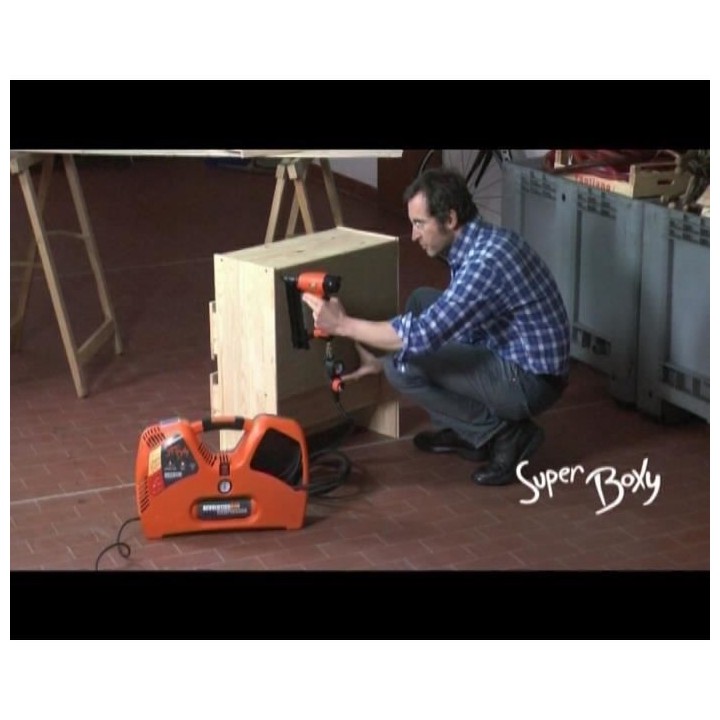 REVOLUTION'AIR Compresseur d'air Superboxy 2L 1,5CV - Compact portatif