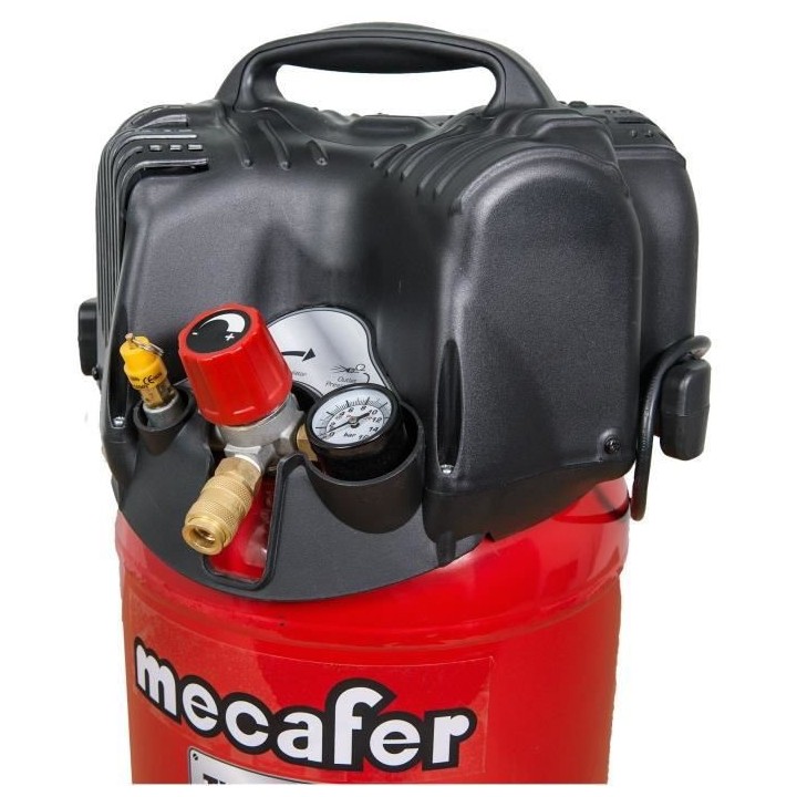 MECAFER Compresseur d'air vertical 24L 1,5HP Twenty