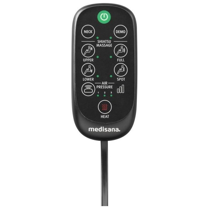 Housse de siege de massage a acupression Shiatsu MEDISANA - Bleu