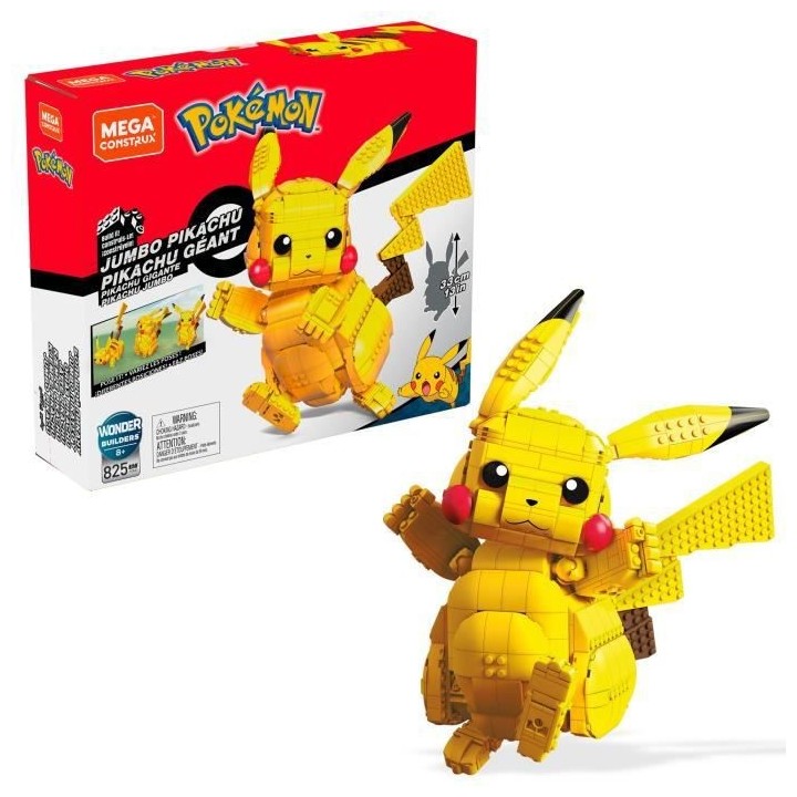 Mega Construx - Pokémon - Pikachu Géant - jouet de construction - 8