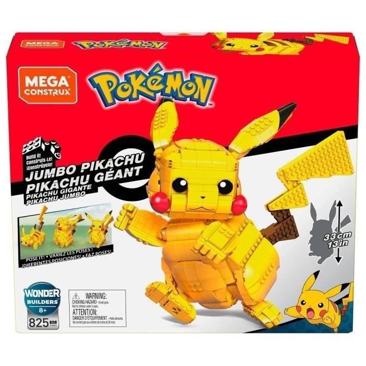 Mega Construx - Pokémon - Pikachu Géant - jouet de construction - 8