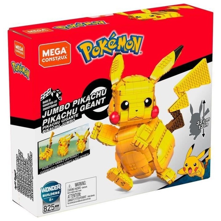 Mega Construx - Pokémon - Pikachu Géant - jouet de construction - 8