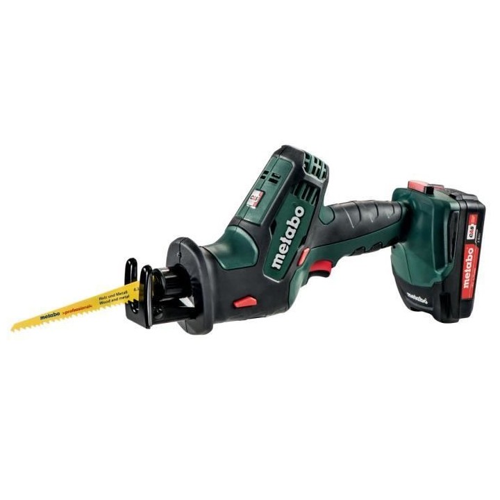 Metabo SSE 18 LTX Compact 602266500 Scie sabre sans fil 2 x 18 V / 2 A