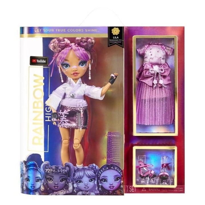 Rainbow High - Poupée Mannequin 28cm - Lila Yamamoto
