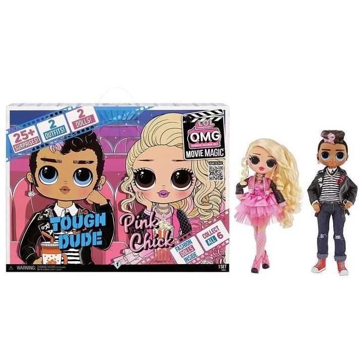 L.O.L. Surprise Poupées Movie OMG 2-Pack - 576501EUC - Poupée manneq