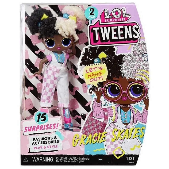 L.O.L. Surprise - Tweens Gracie Skates - Poupée Mannequin et Accessoi
