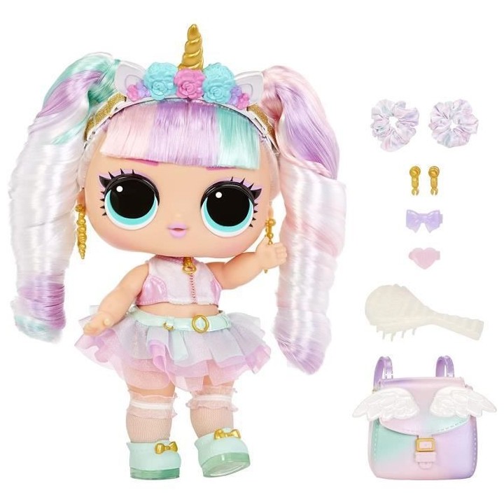 L.O.L. Surprise - Big Baby Hair Hair Hair - Poupée 30cm - Licorne