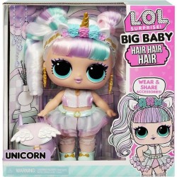 L.O.L. Surprise - Big Baby Hair Hair Hair - Poupée 30cm - Licorne