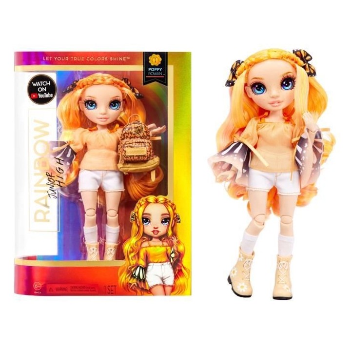 Rainbow High - Junior High - Poppy Rowan - Poupée Mannequin 23cm Oran