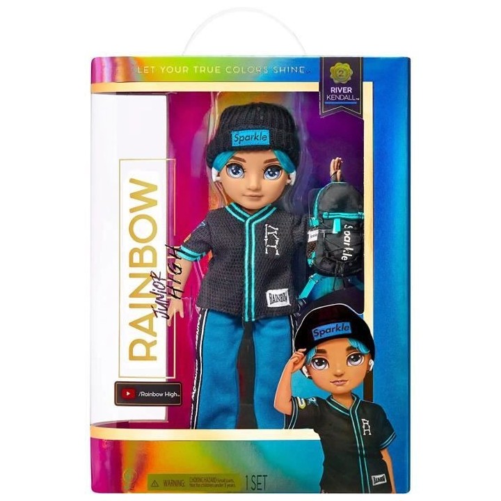 Rainbow High - Junior High Série 2 - Poupée Mannequin 22cm - River