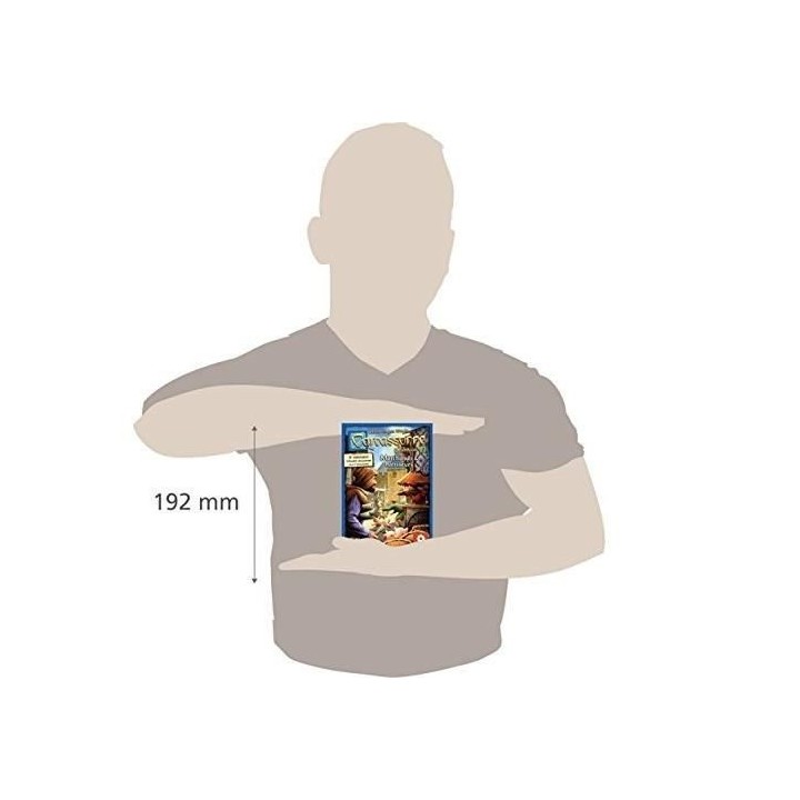 Z-Man Games | Carcassonne - Extension 2 Marchands & Bâtisseurs | Jeu