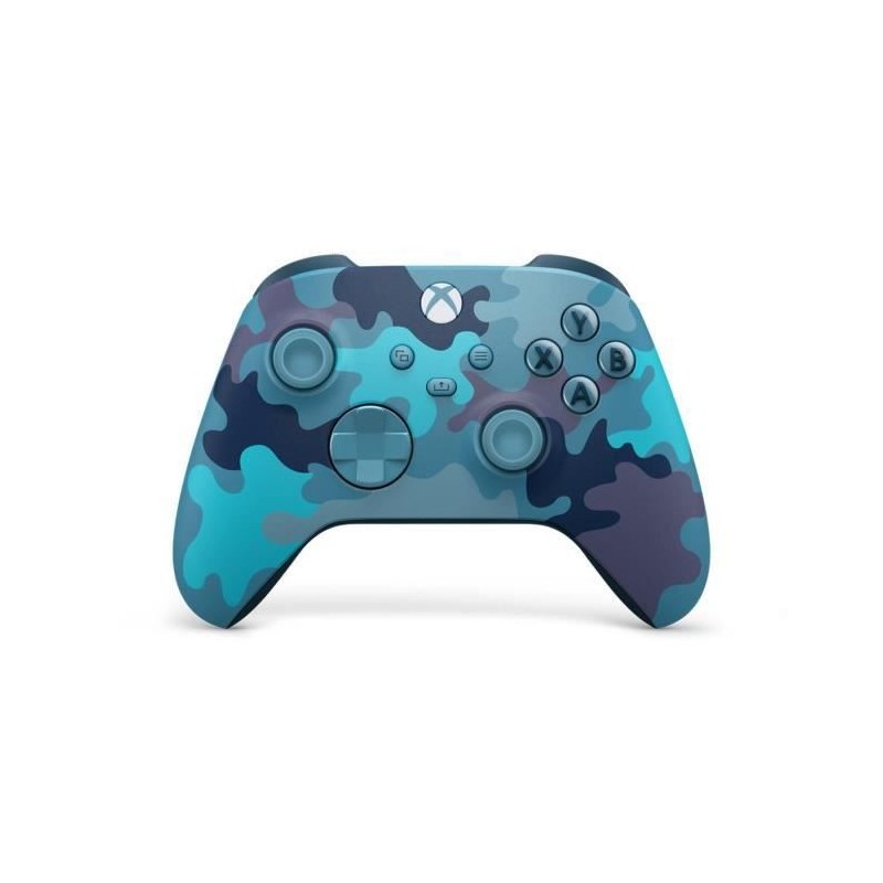 Manette Xbox One et Xbox Series sans-fil - MICROSOFT GAMING - Edition limitée Mineral Camo Bleue