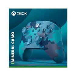 Manette Xbox One et Xbox Series sans-fil - MICROSOFT GAMING - Edition limitée Mineral Camo Bleue