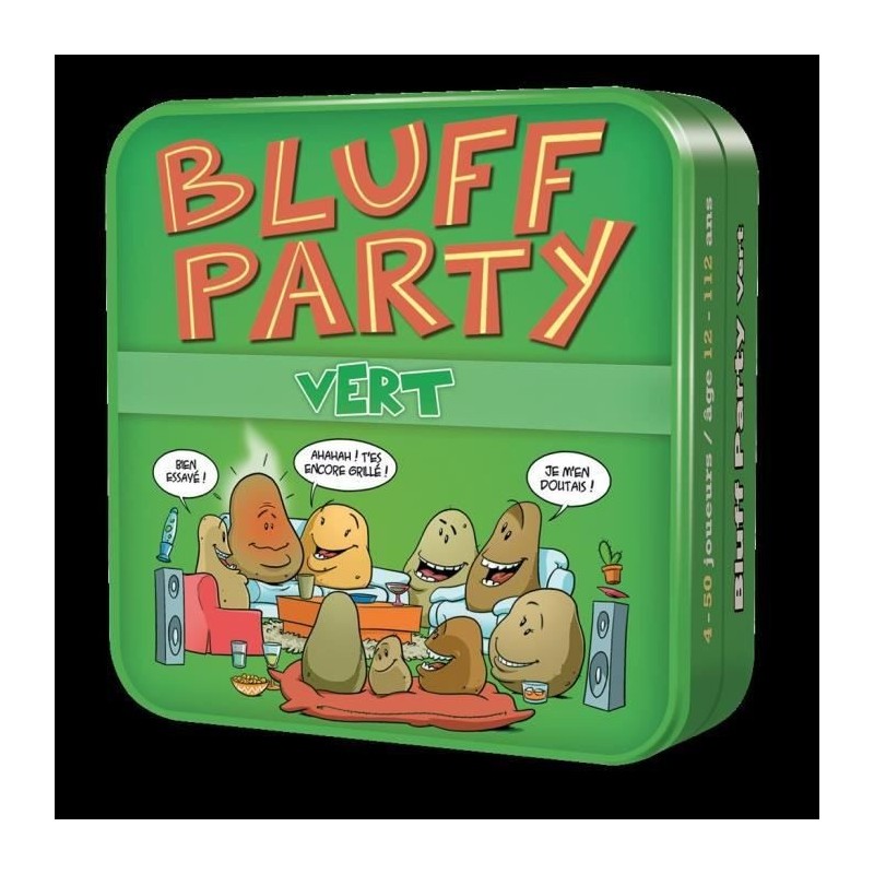 Cocktail Games | Bluff Party : Vert - Édition 2021 | Jeu de société | a partir de 12 ans | 4 a 55 joueurs | 120 minutes