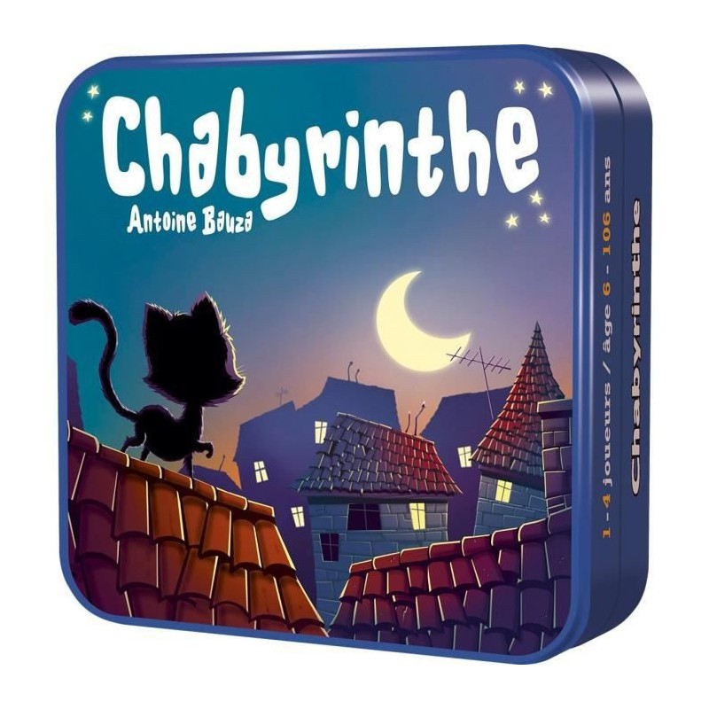 Cocktail Games | Chabyrinthe | Jeu de société | a partir de 6 ans | 1 a 4 joueurs | 30 minutes