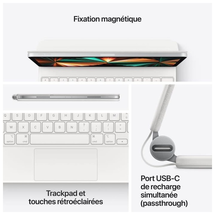 Magic Keyboard pour iPad Pro 12,9 pouces (5? génération) - Français