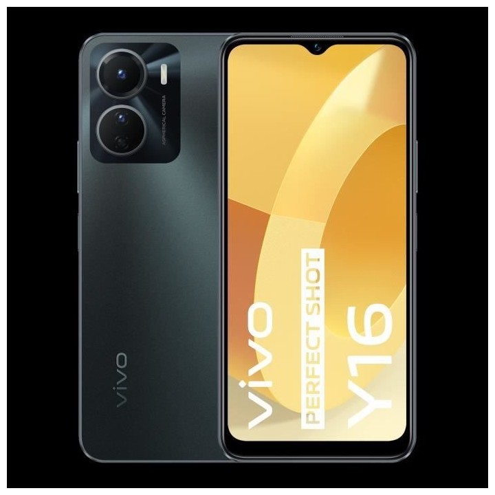 VIVO Y16 128Go 4G Noir Élégant