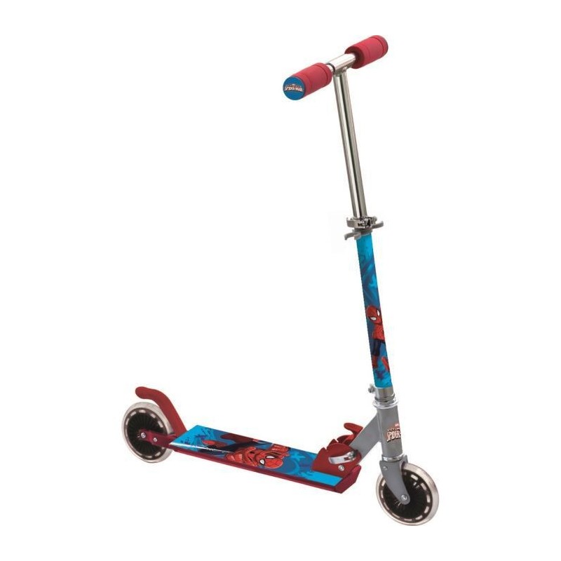 SPIDERMAN Trottinette Pliable 2 roues Aluminium - Marvel