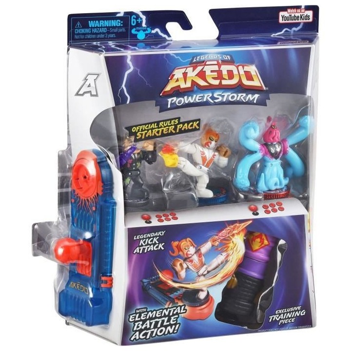 MOOSE TOYS Pack Starter Powerstorm Kick Attack - Akedo