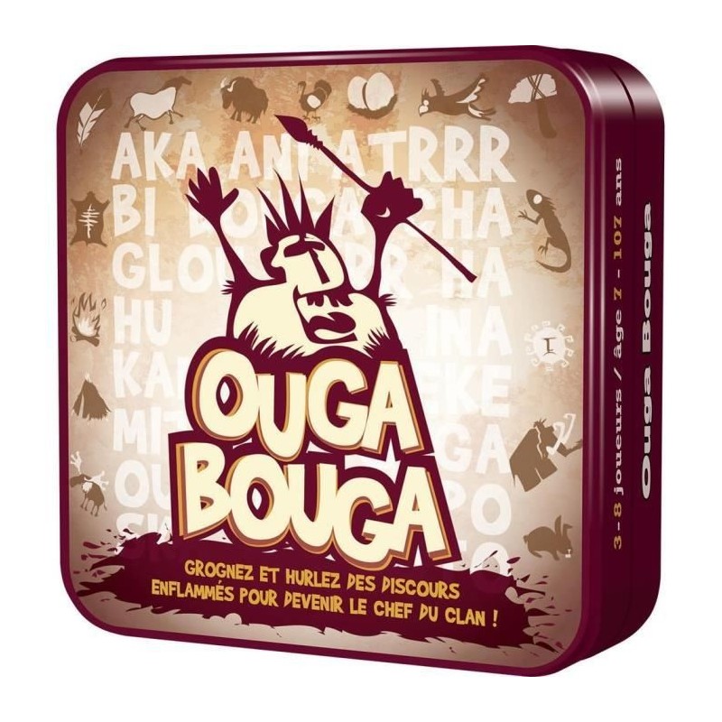 Cocktail Games | Ouga Bouga | Jeu de société | a partir de 8 ans | 3 a 8 joueurs | 15 minutes