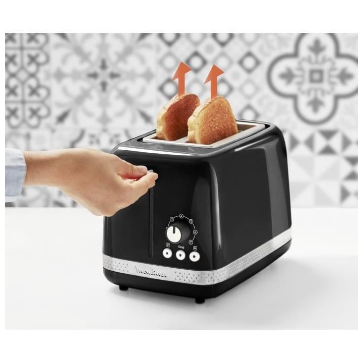 MOULINEX LT301810 Soleil Grille-pain 2 fentes, Thermostat 7 positions,