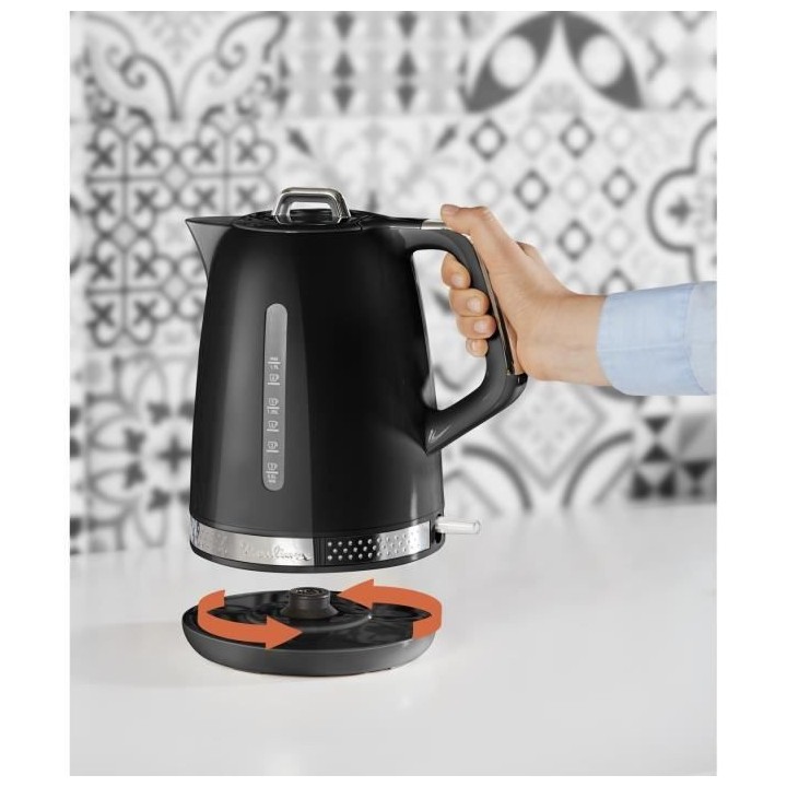 MOULINEX BY320B10 Soleil Bouilloire électrique sans fil, Capacité 1,