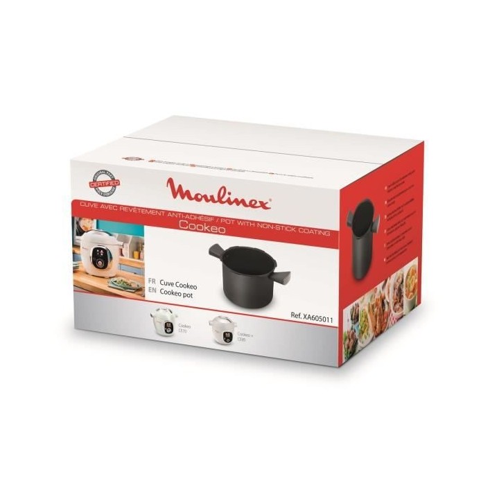 MOULINEX XA605011 Cuve Cookeo, Accessoire pour multicuiseur intelligen