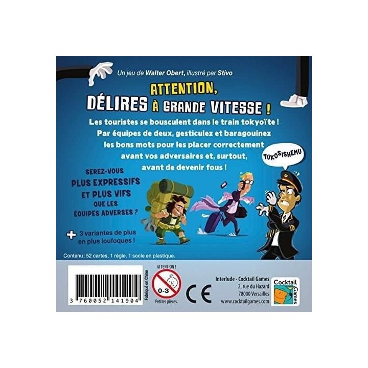 Cocktail Games | Tokyo Train | Jeu de société | a partir de 8 ans |