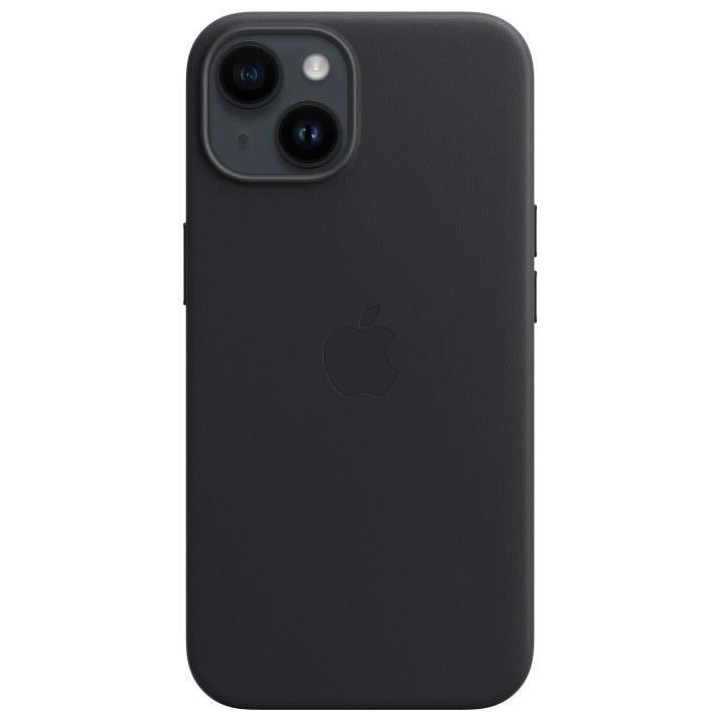APPLE Coque en cuir pour iPhone 14 avec MagSafe - Minuit