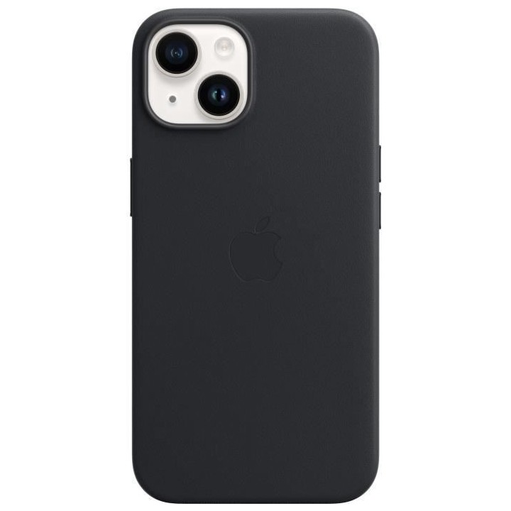 APPLE Coque en cuir pour iPhone 14 avec MagSafe - Minuit