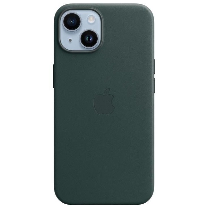APPLE Coque en cuir pour iPhone 14 avec MagSafe - Vert foret