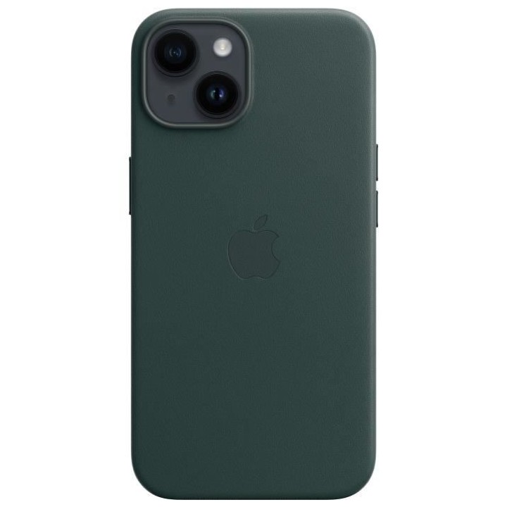 APPLE Coque en cuir pour iPhone 14 avec MagSafe - Vert foret