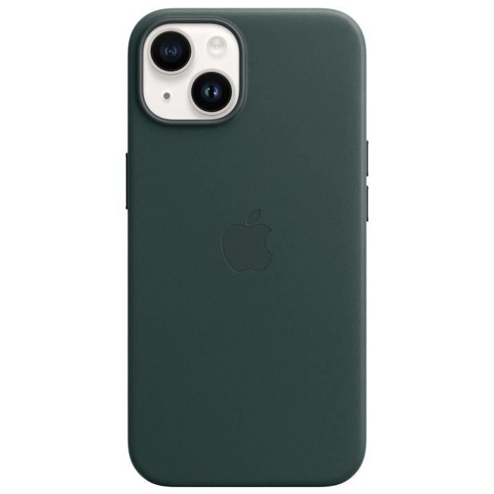 APPLE Coque en cuir pour iPhone 14 avec MagSafe - Vert foret