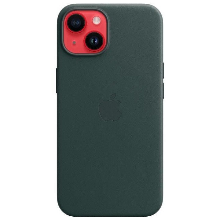 APPLE Coque en cuir pour iPhone 14 avec MagSafe - Vert foret