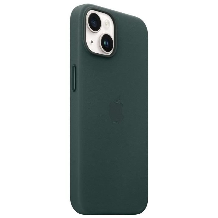 APPLE Coque en cuir pour iPhone 14 avec MagSafe - Vert foret