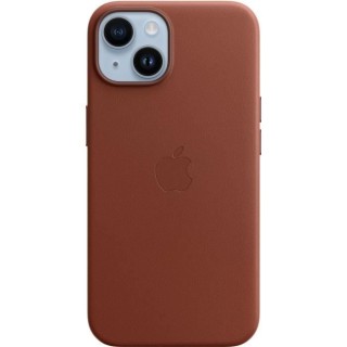 APPLE Coque en cuir pour iPhone 14 avec MagSafe - Ombre