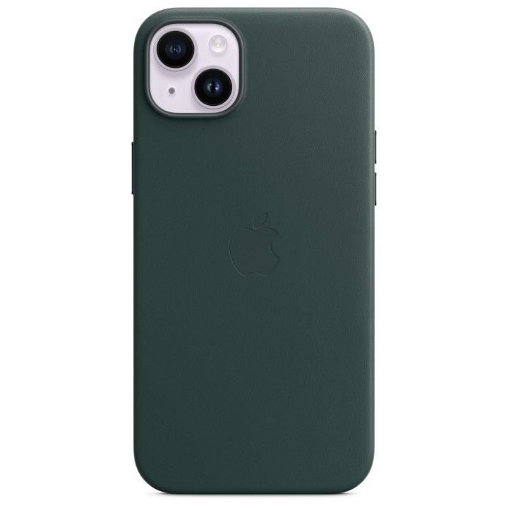 APPLE Coque en cuir pour iPhone 14 Plus avec MagSafe - Vert foret