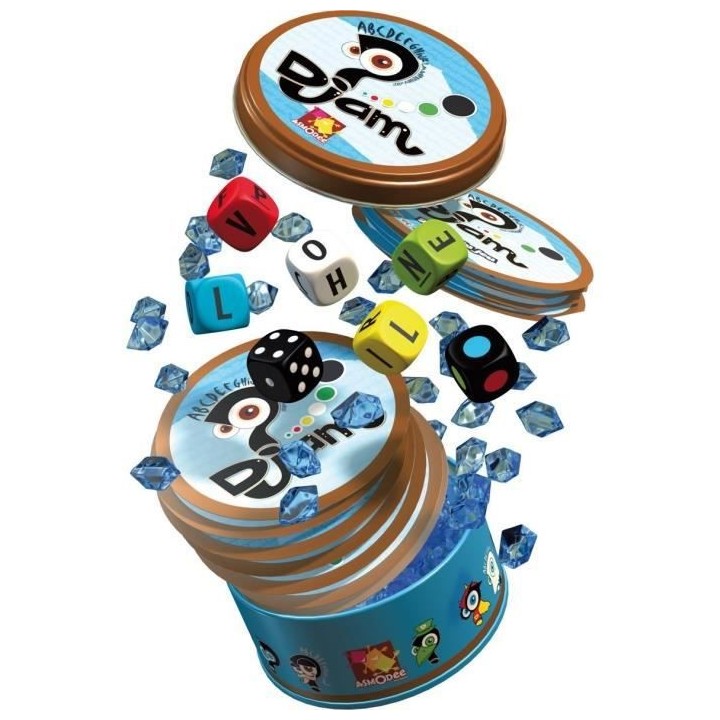 Asmodee | Djam | Jeu de société | a partir de 10 ans | 2 a 6 joueurs