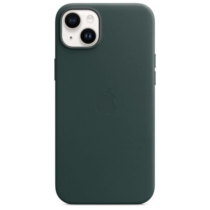 APPLE Coque en cuir pour iPhone 14 Plus avec MagSafe - Vert foret