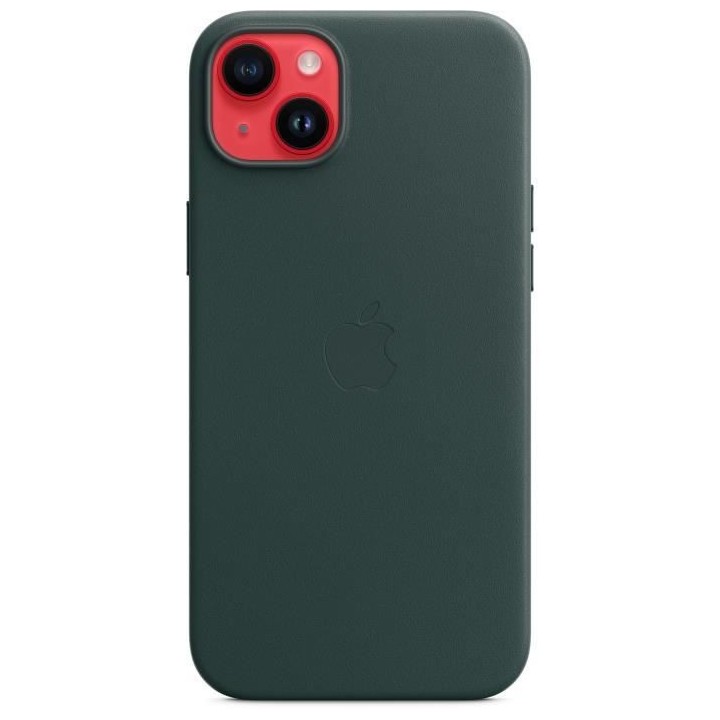 APPLE Coque en cuir pour iPhone 14 Plus avec MagSafe - Vert foret
