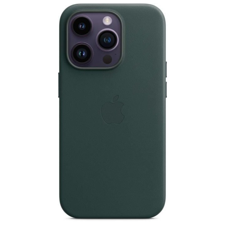 APPLE Coque en cuir pour iPhone 14 Pro avec MagSafe - Vert foret