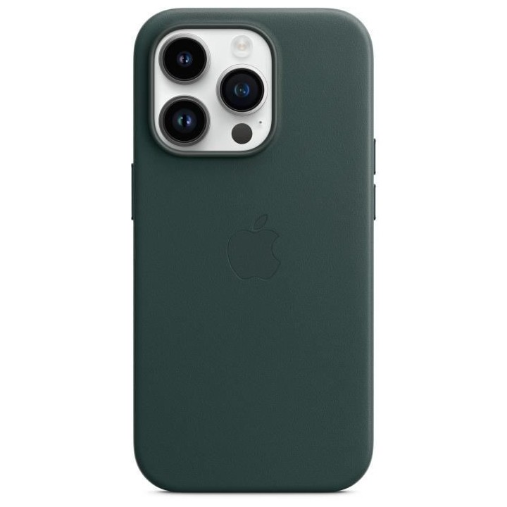 APPLE Coque en cuir pour iPhone 14 Pro avec MagSafe - Vert foret