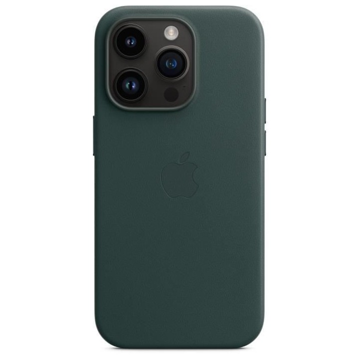 APPLE Coque en cuir pour iPhone 14 Pro avec MagSafe - Vert foret