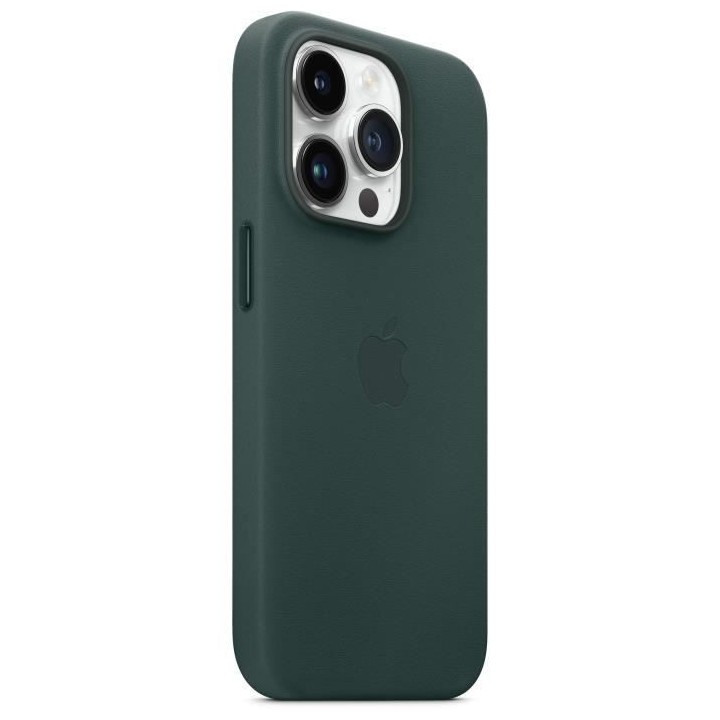 APPLE Coque en cuir pour iPhone 14 Pro avec MagSafe - Vert foret