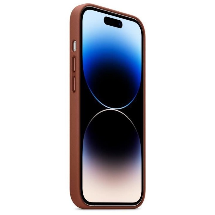 APPLE Coque en cuir pour iPhone 14 Pro avec MagSafe - Ombre